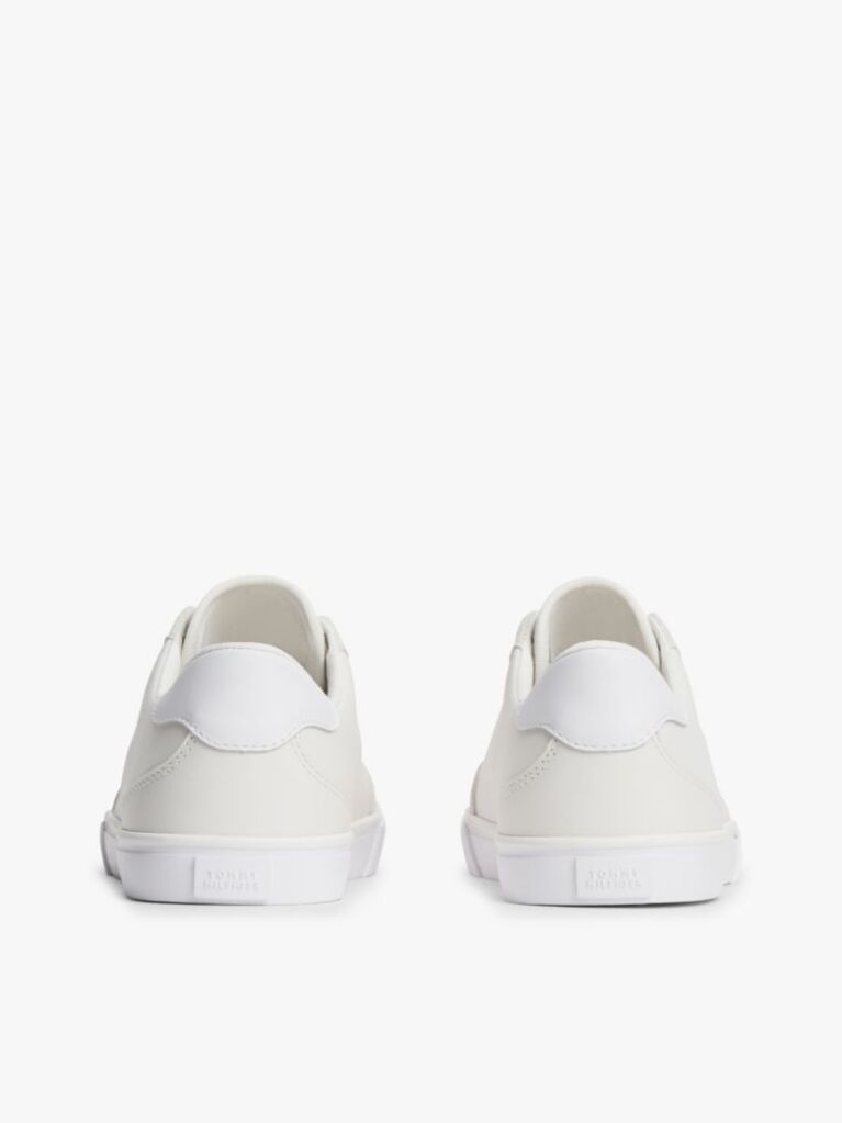 White Leather TH Monogram Vulcanised Trainers  Women