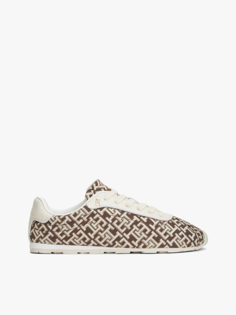 Multi TH Monogram Textile Trainers  Women