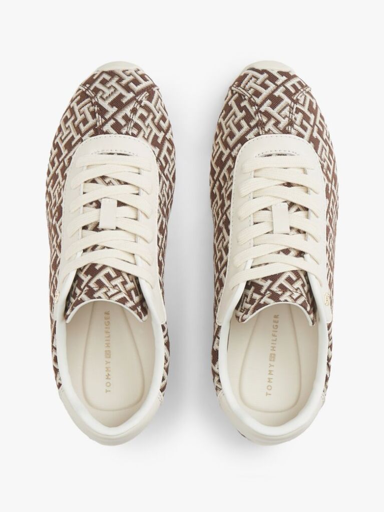 Multi TH Monogram Textile Trainers  Women