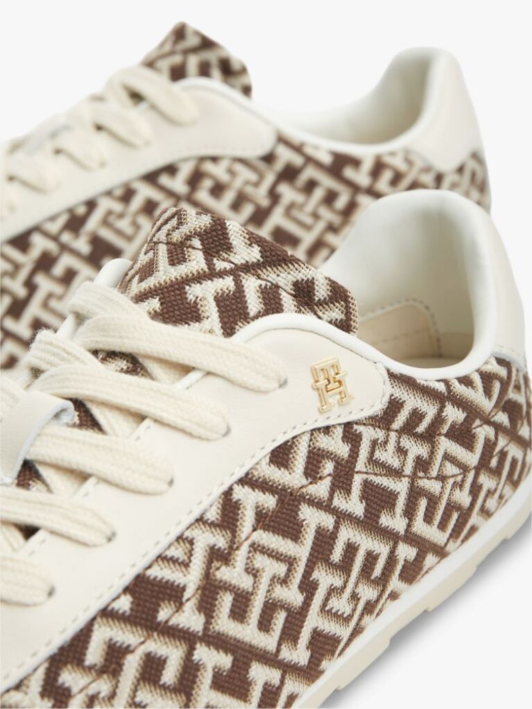 Multi TH Monogram Textile Trainers  Women