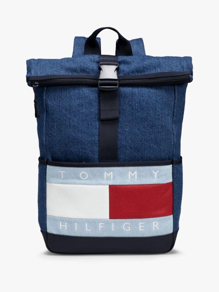 Denim Kids' Flag Logo Denim Backpack  Kids Unisex