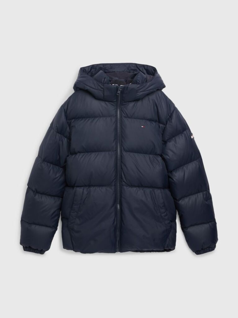 Blue Essential Hooded Padded Jacket  Boys