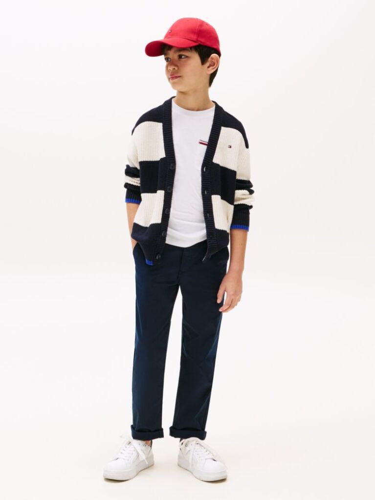 Blue Hilfiger Flag Woven Trousers  Boys
