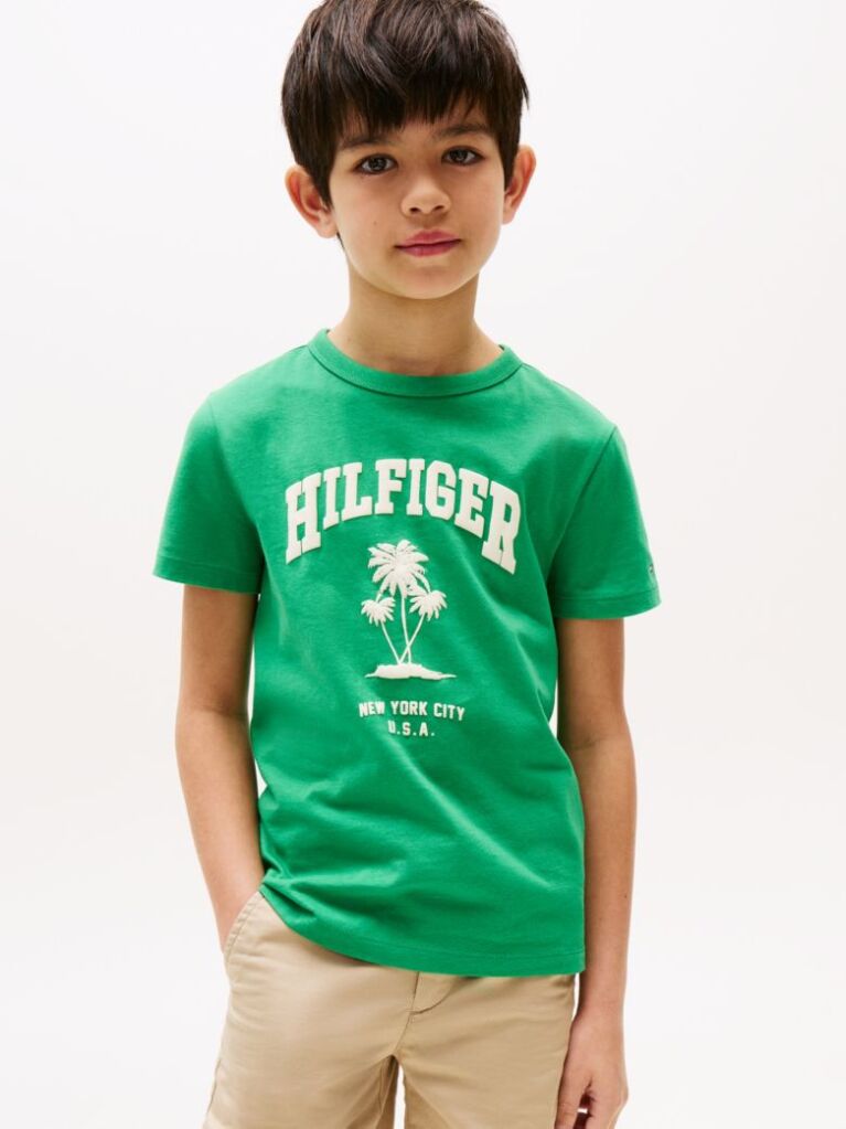 Green Palm Logo T-Shirt  Boys