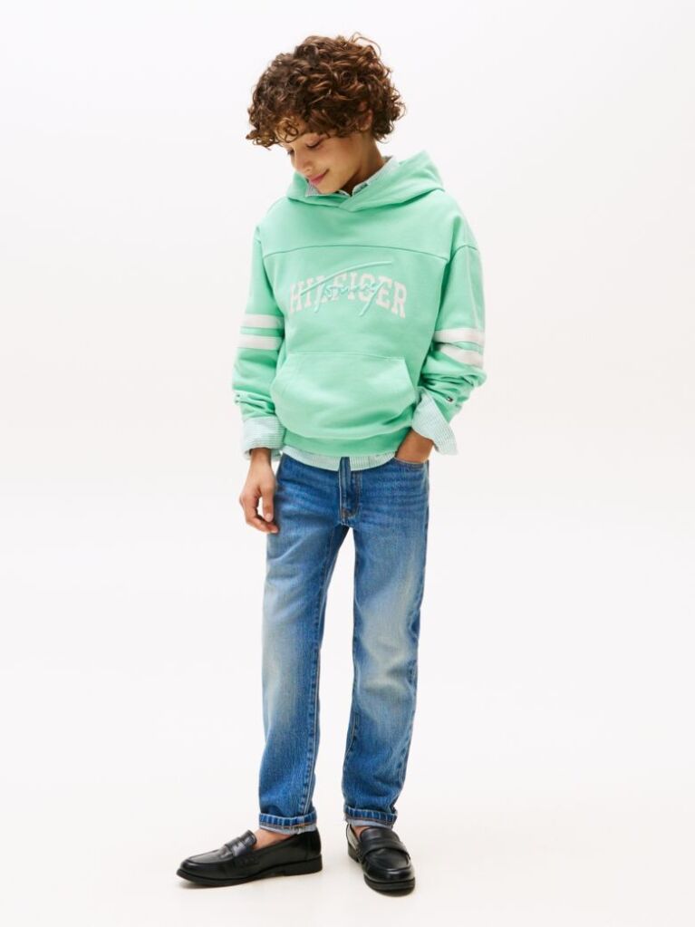 Blue Modern Straight Vintage Denim  Boys