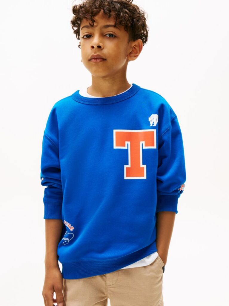 Blue Sweatshirt With Patch  Boys