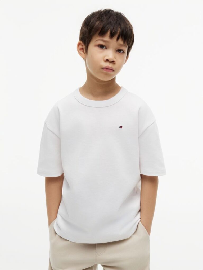 White Logo Graphic T-Shirt  Boys