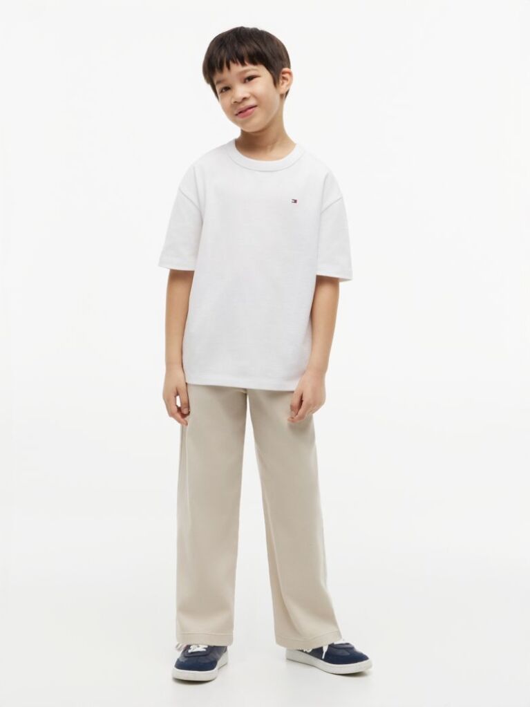 White Logo Graphic T-Shirt  Boys