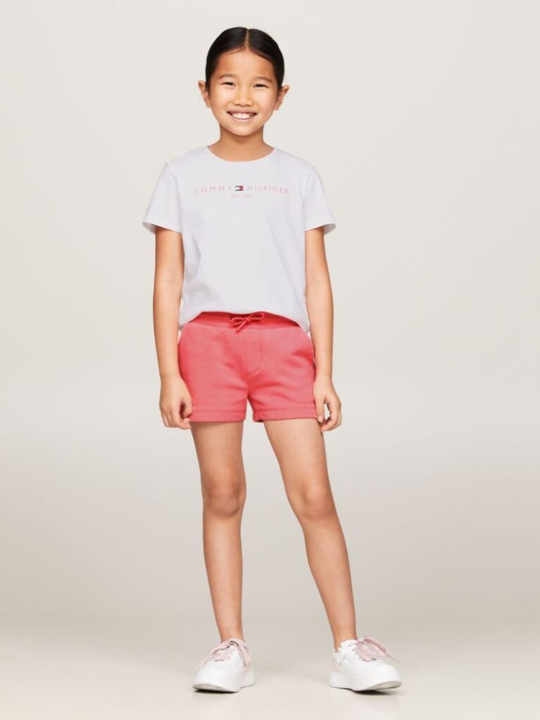 Multi Essential Slim Fit T-Shirt and Shorts Set  Girls