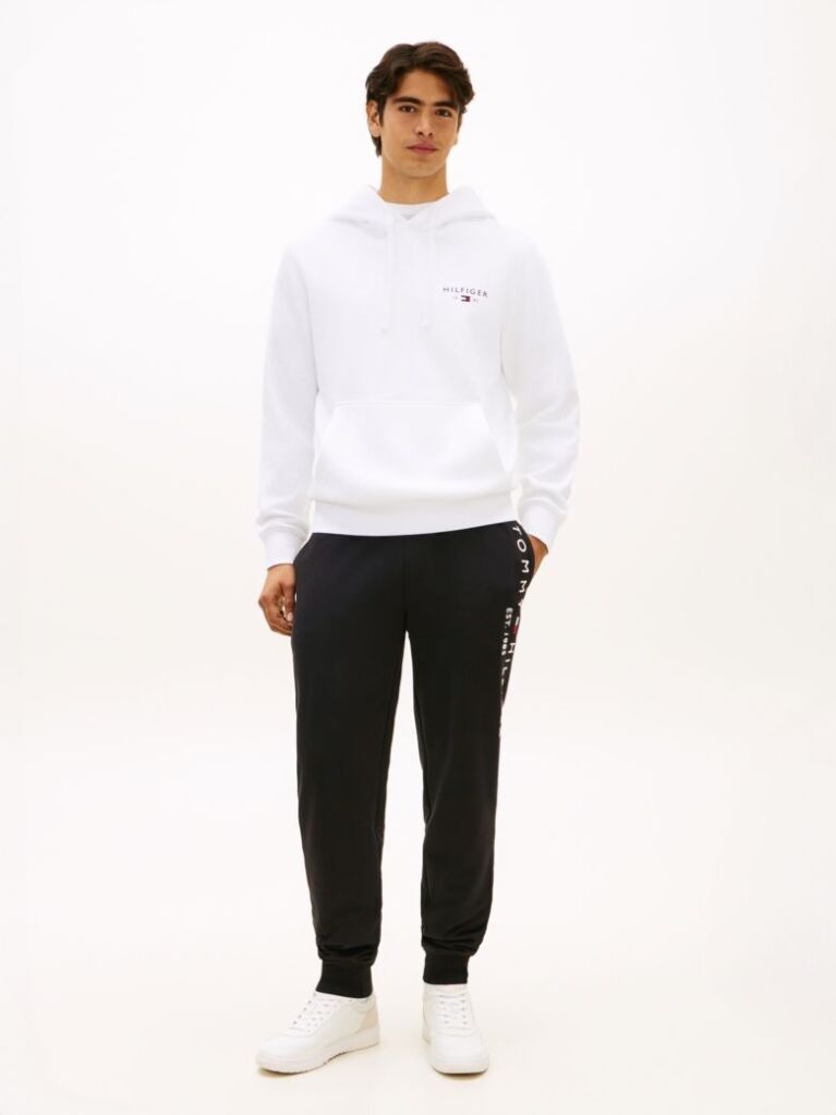 Black Tommy Logo Sweatpants  Men