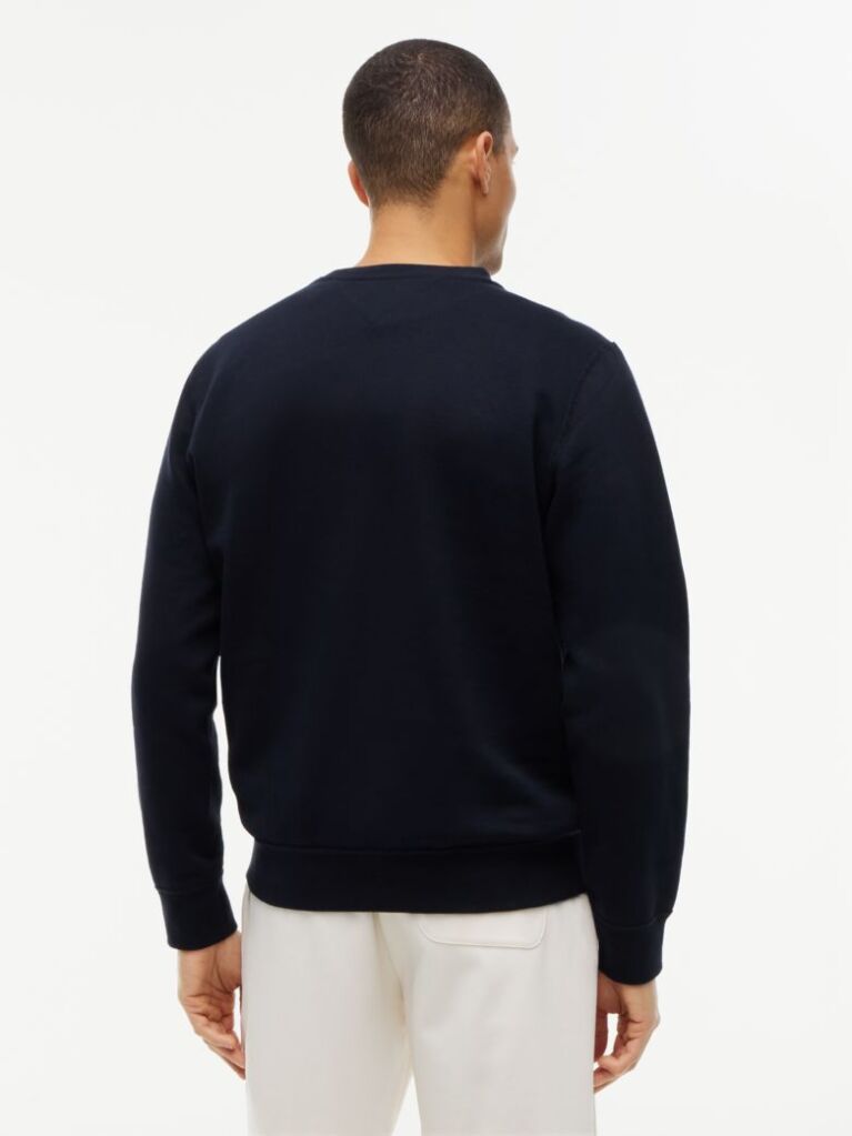 Blue Fleece Crew Neck Sweatshirt  Men