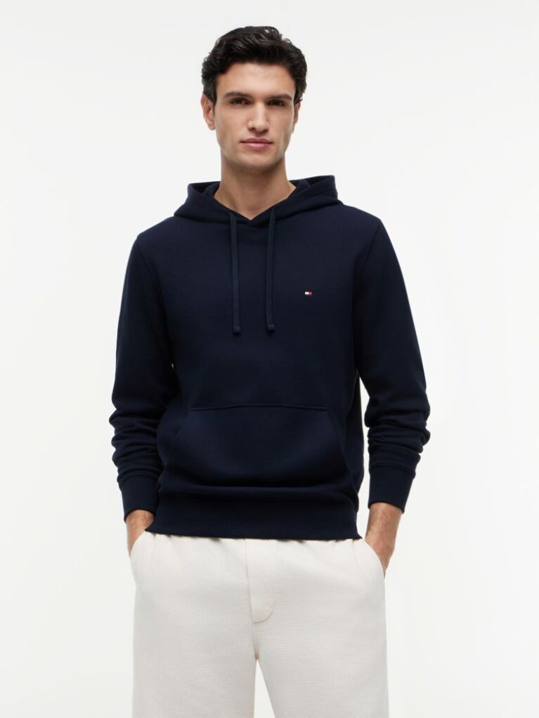 Blue Flag Embroidery Terry Hoody  Men
