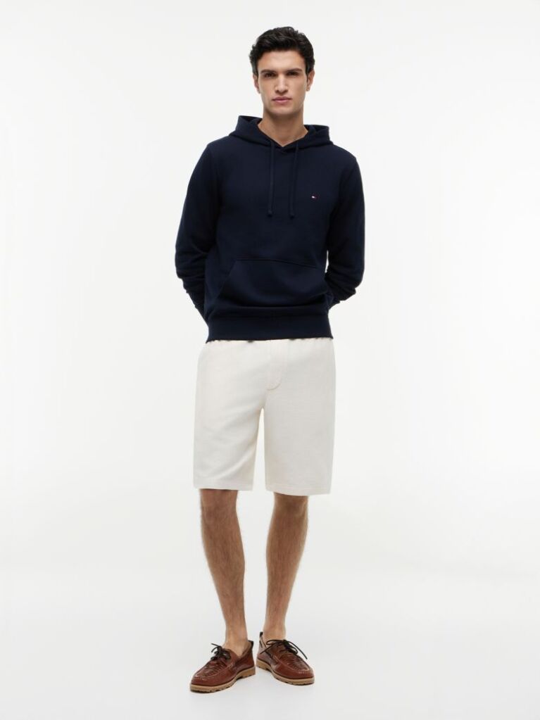 Blue Flag Embroidery Terry Hoody  Men