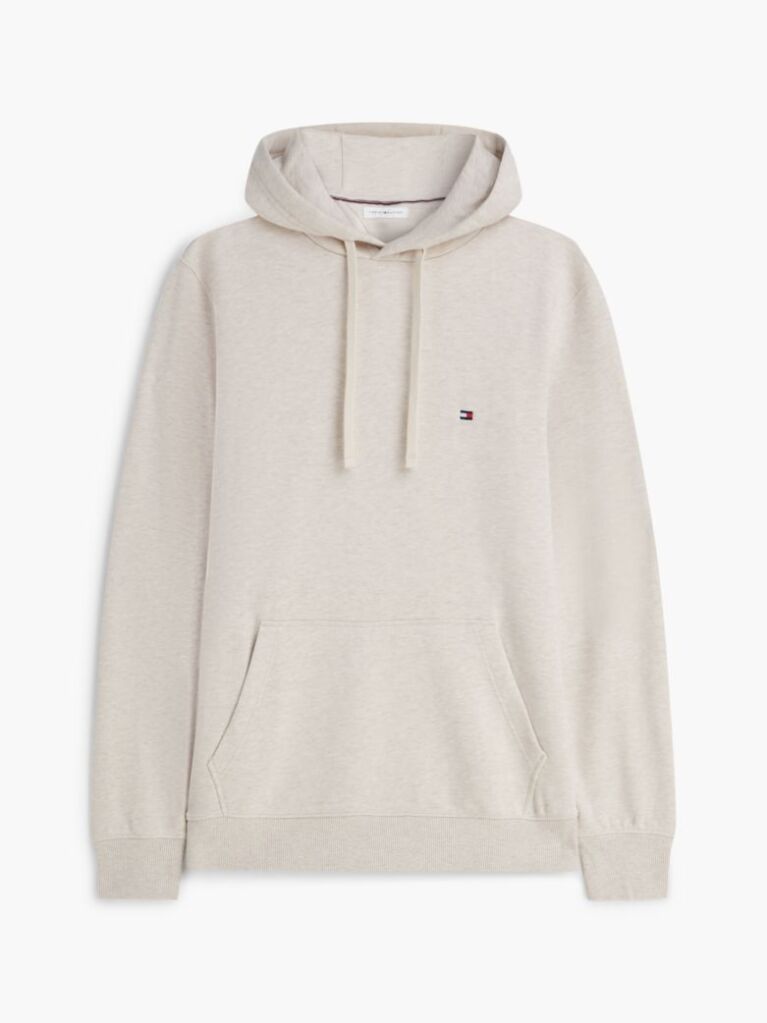 Beige Flag Embroidery Terry Hoody  Men