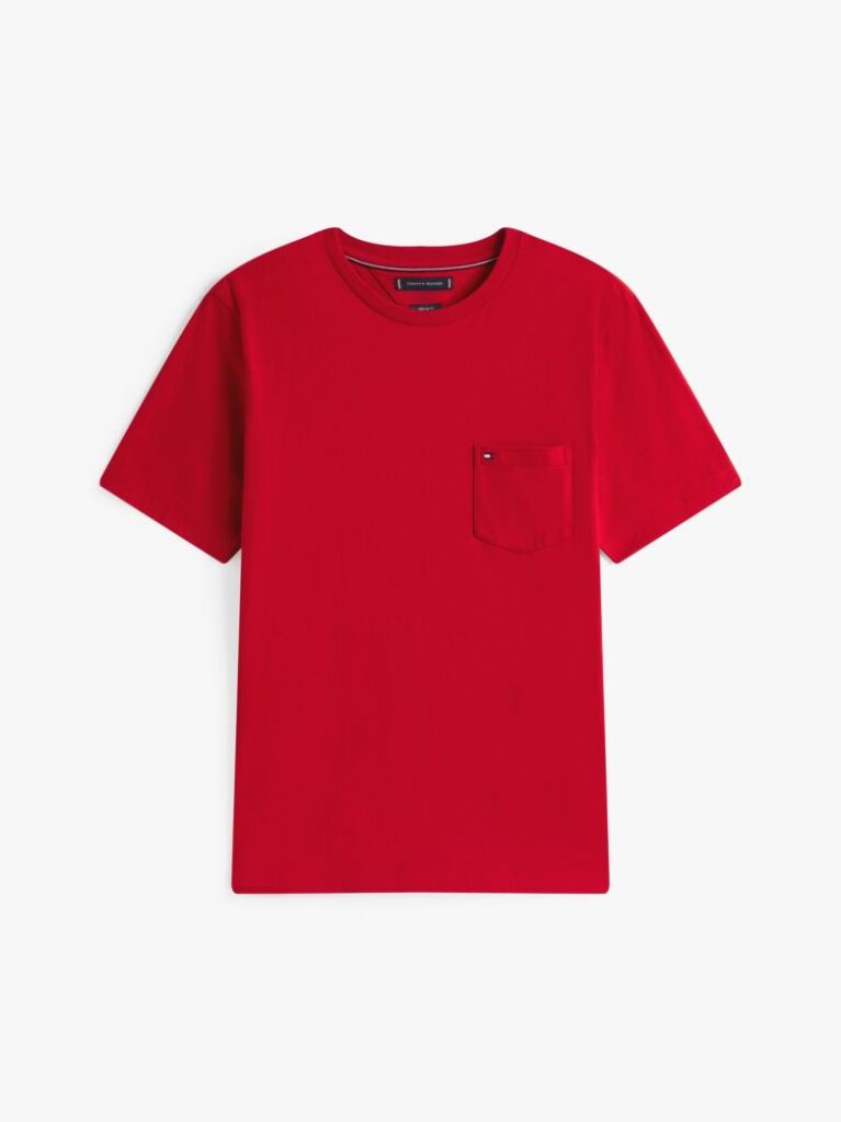 Red Patch Pocket T-Shirt  Men