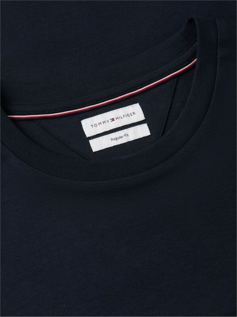 Blue Interlock Knit T-Shirt  Men