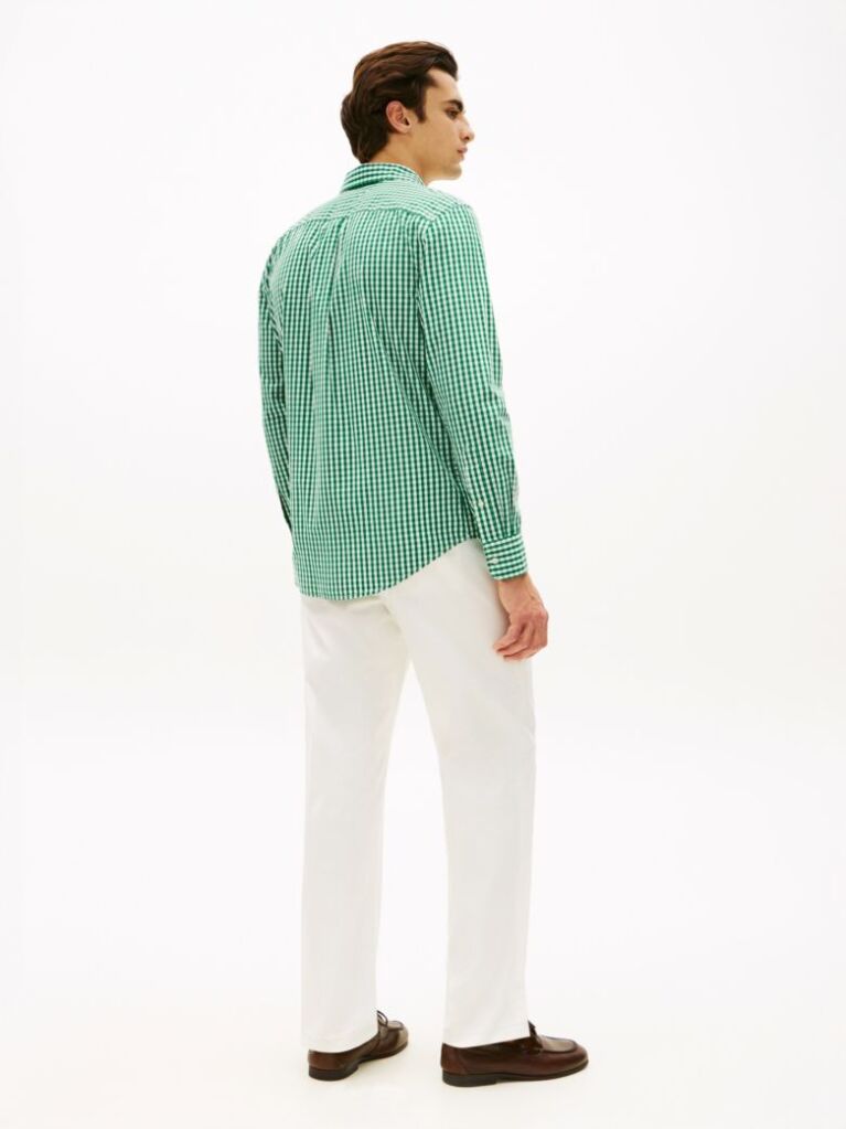 Multi TH Flex Regular Fit Gingham Check Poplin Shirt  Men