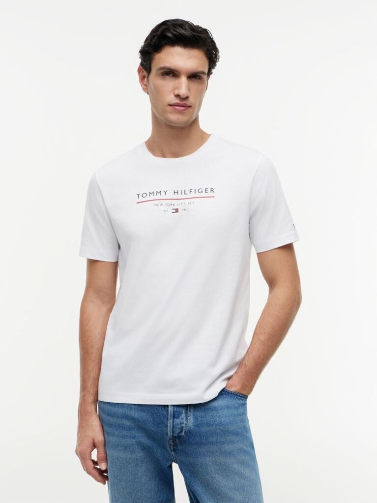 White Jersey T-Shirt  Men