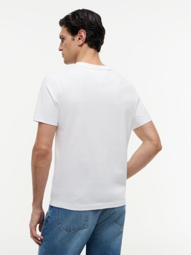 White Jersey T-Shirt  Men