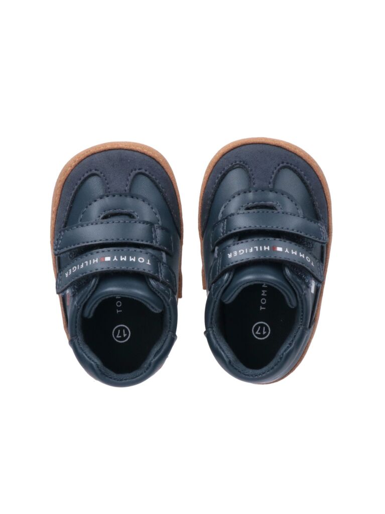 Blue Flag Hook And Loop Sneakers  Boys