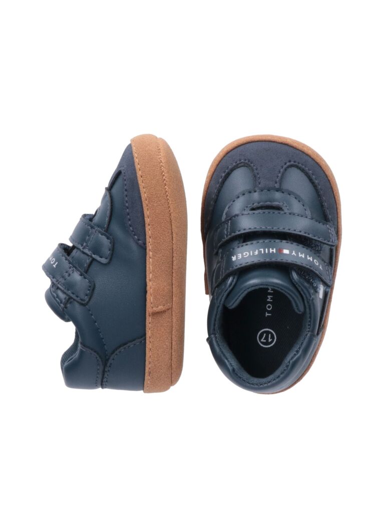 Blue Flag Hook And Loop Sneakers  Boys