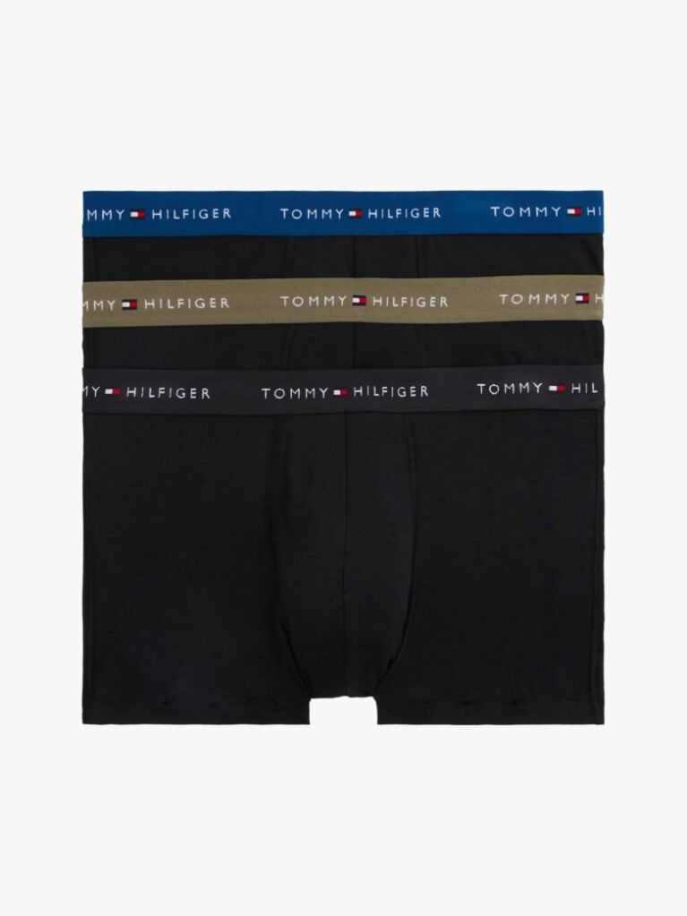 Multi 3-Pack Logo Waistband Trunks  Men