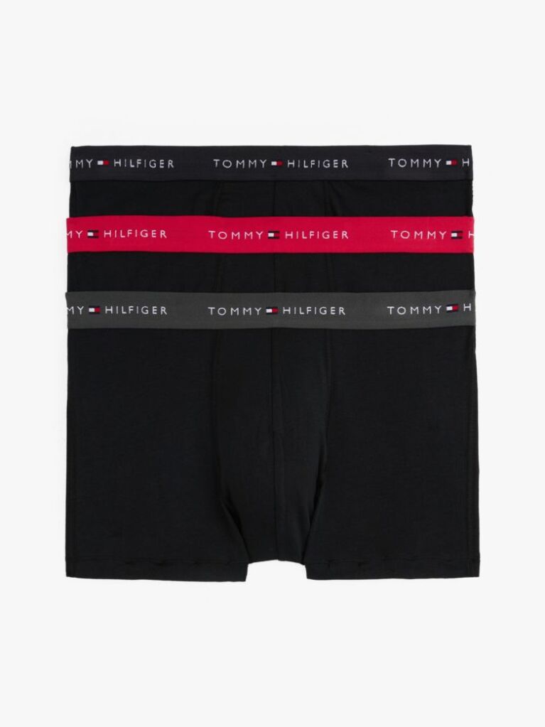 Multi 3-Pack Logo Waistband Trunks  Men