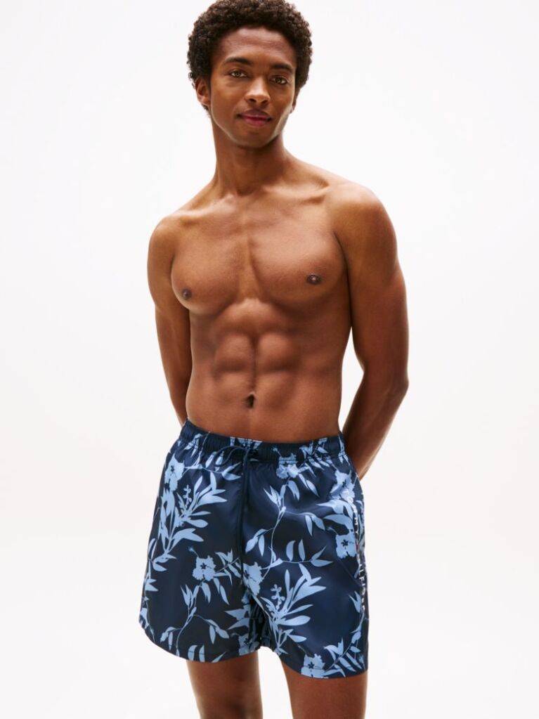 Multi Original Ombré Mid Length Swim Shorts  Men