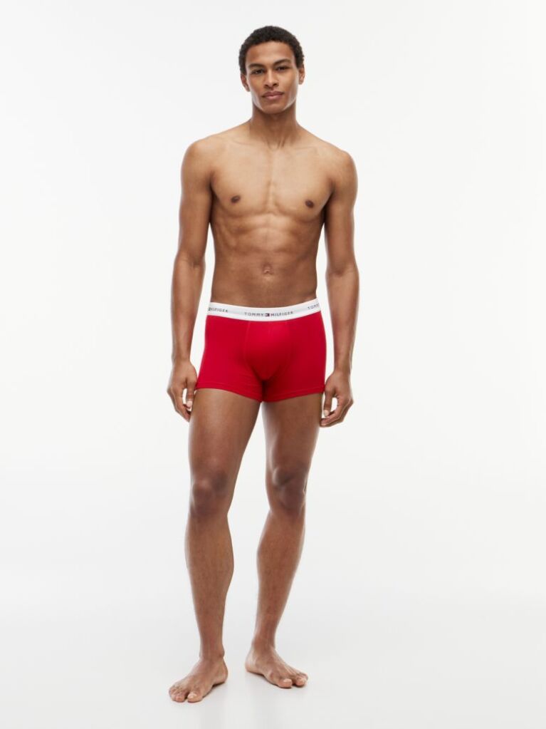 Multi 3-Pack Signature Repeat Logo Waistband Trunks  Men