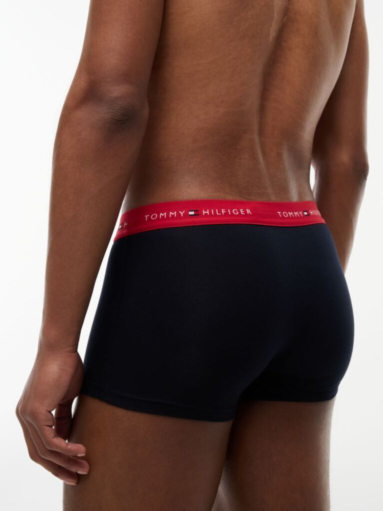 Multi 3-Pack Signature Repeat Logo Waistband Trunks  Men