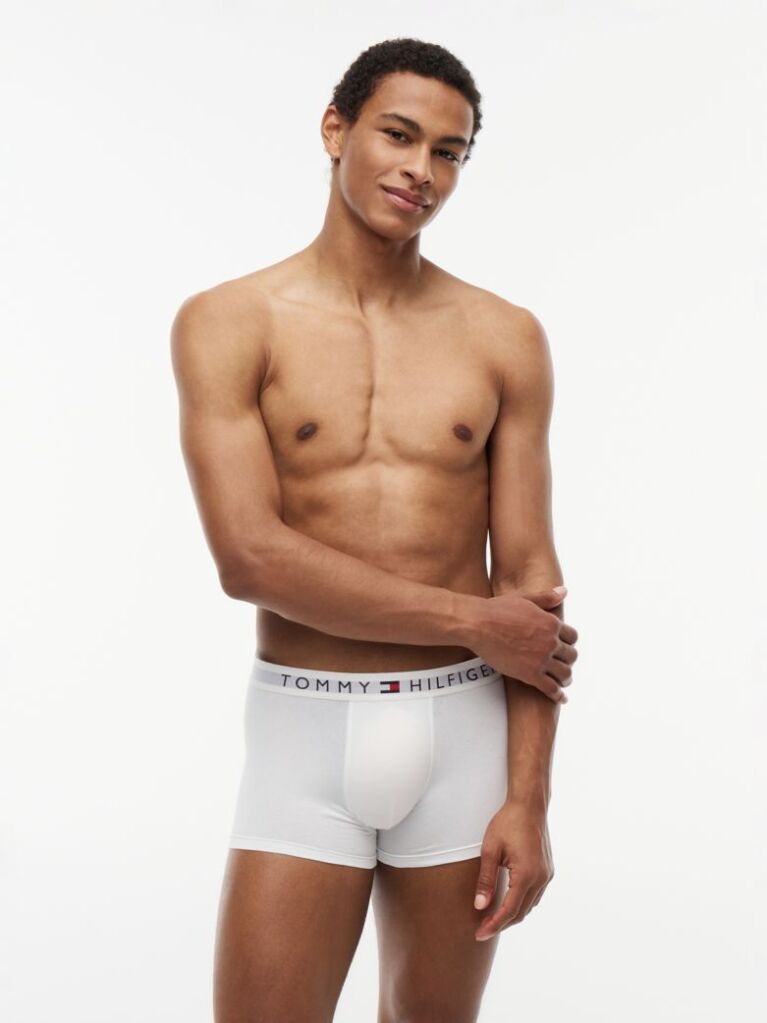 Multi 3-Pack TH Original Logo Waistband Trunks  Men