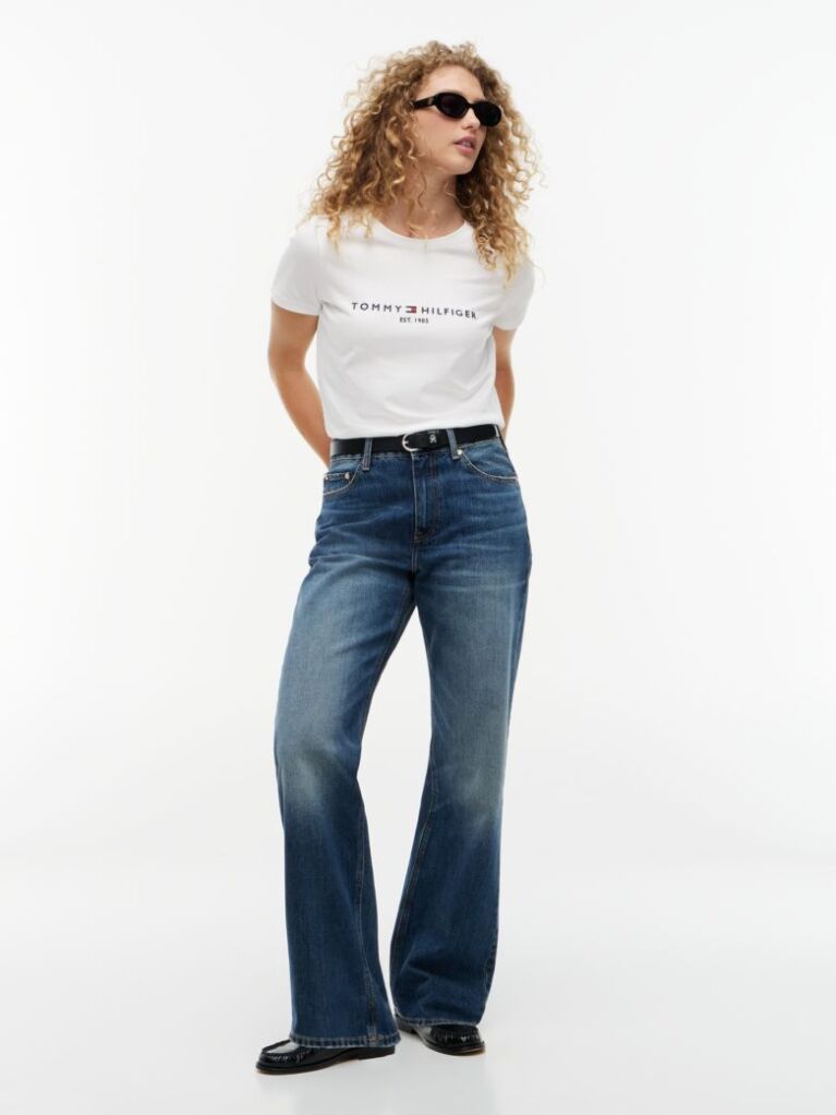 White ORGANIC COTTON T-SHIRT AND LOGO  Women