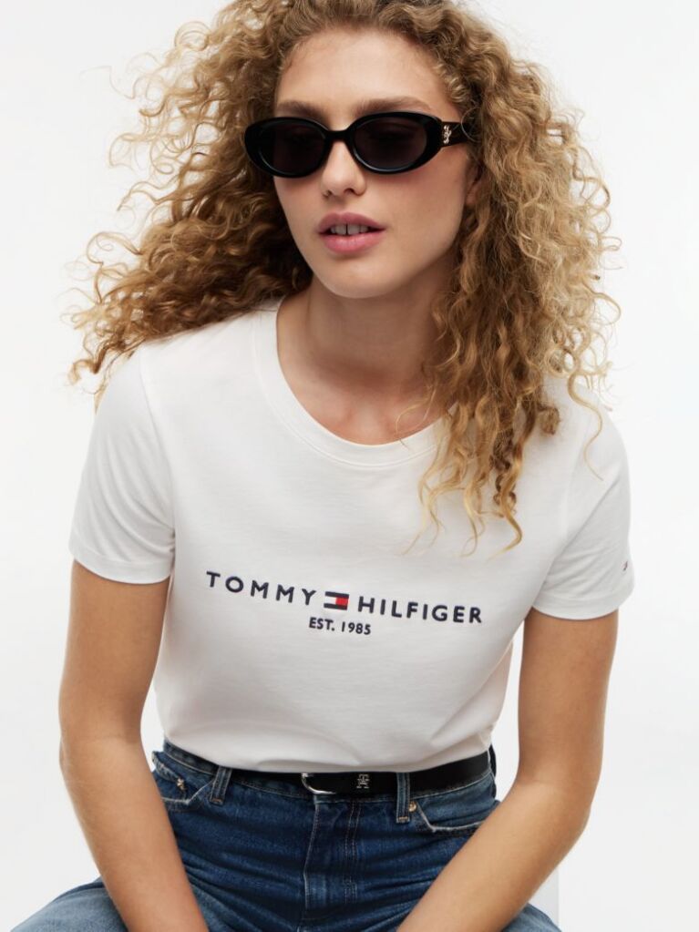 White ORGANIC COTTON T-SHIRT AND LOGO  Women
