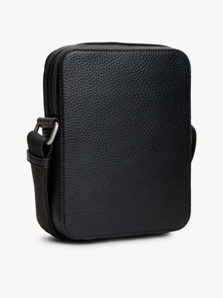 Black Crossbody Reporter Bag  Men