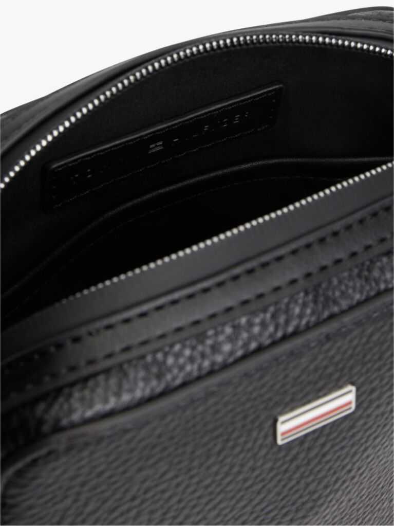 Black Crossbody Reporter Bag  Men