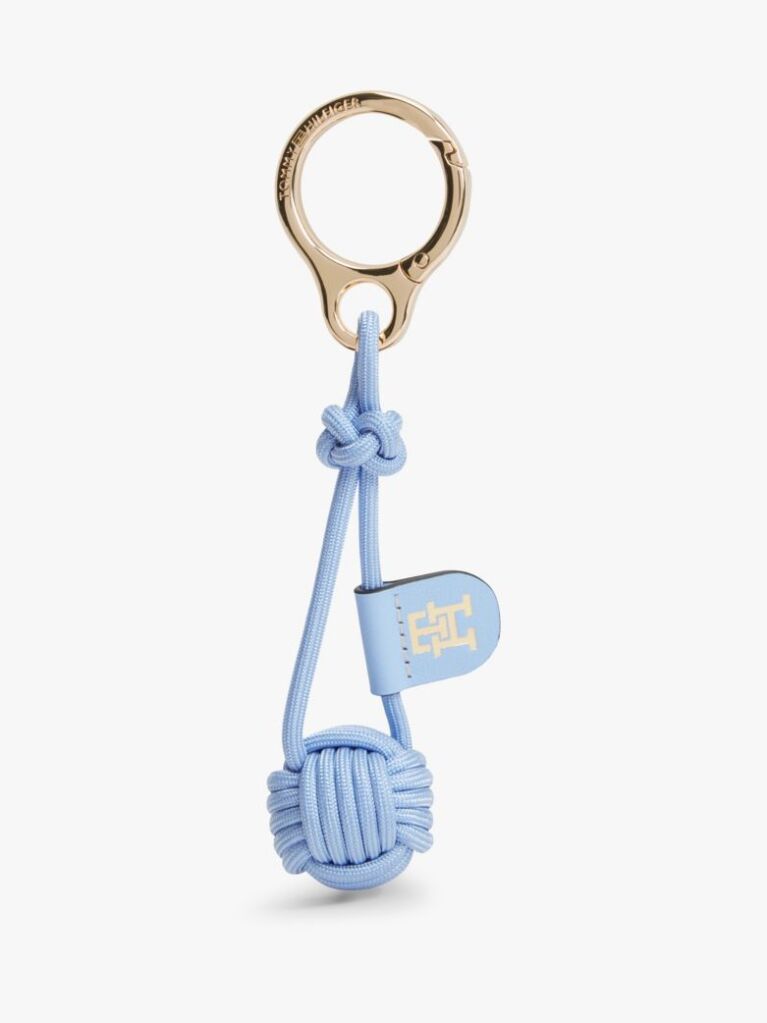 Blue Rope Knot Bag Charm  Women