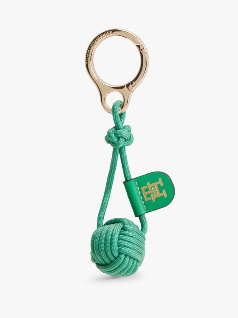 Green Rope Knot Bag Charm  Women