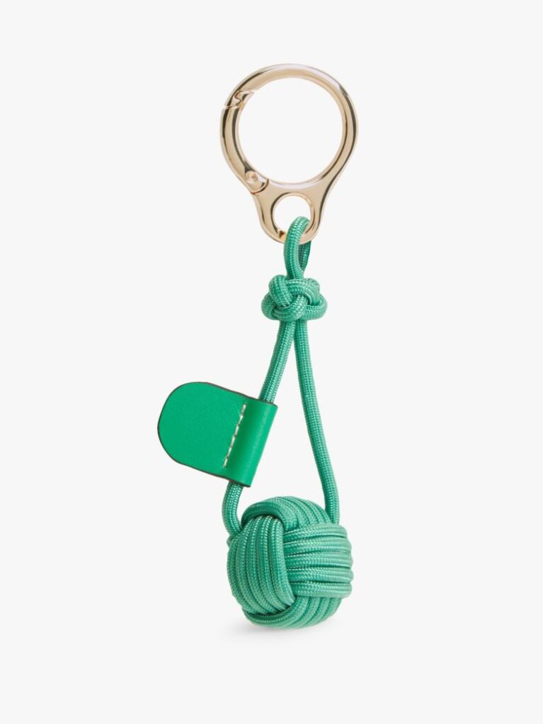 Green Rope Knot Bag Charm  Women