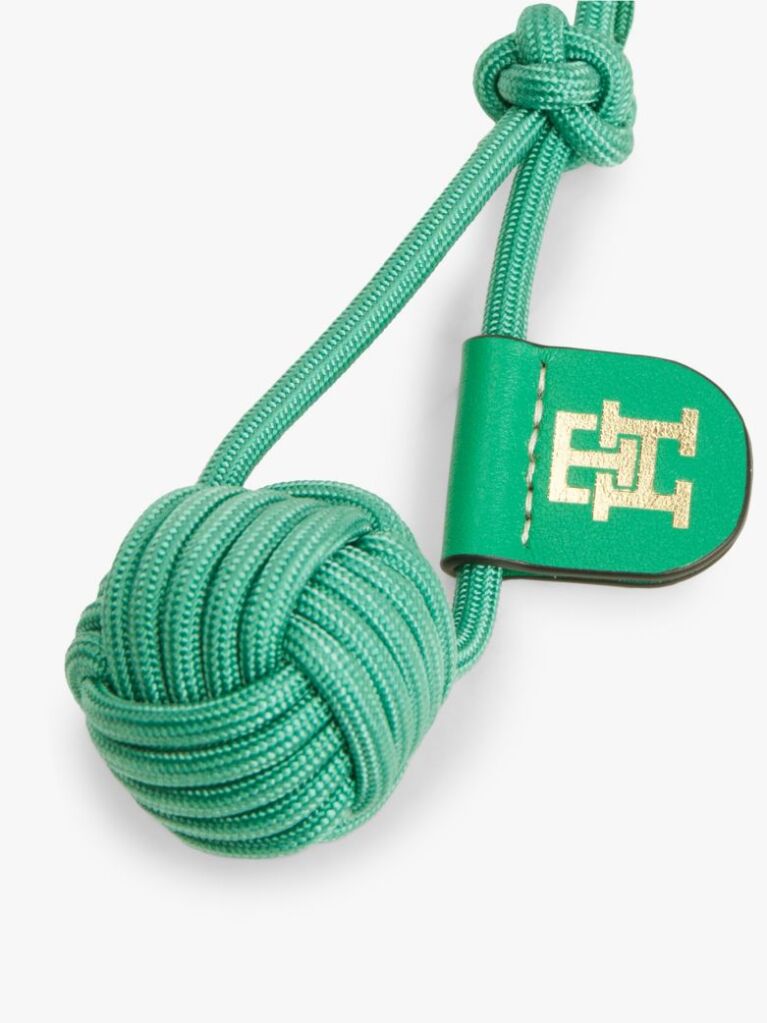 Green Rope Knot Bag Charm  Women