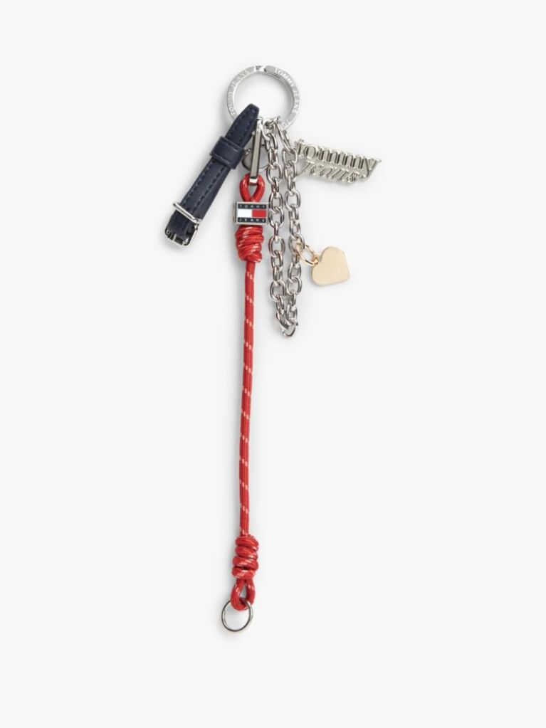 Multi Multiple Logo Charm Keyring  Women