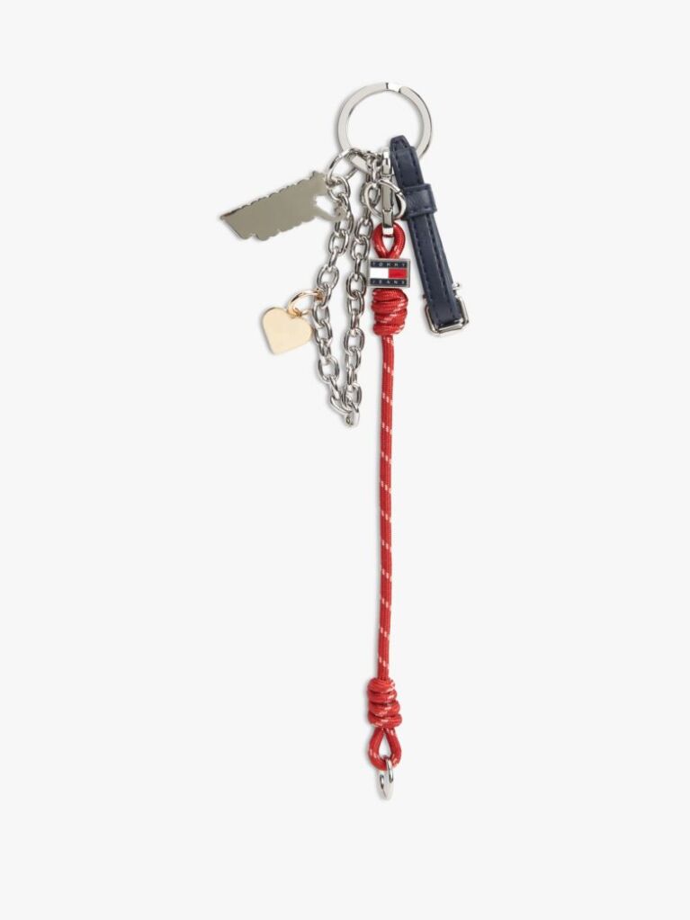 Multi Multiple Logo Charm Keyring  Women