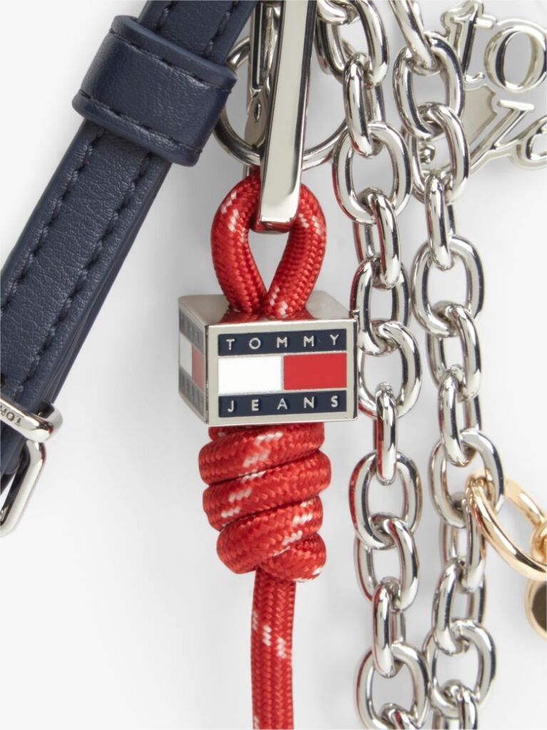 Multi Multiple Logo Charm Keyring  Women