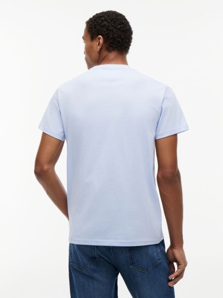 Blue Logo Graphic Slim T-Shirt  Men