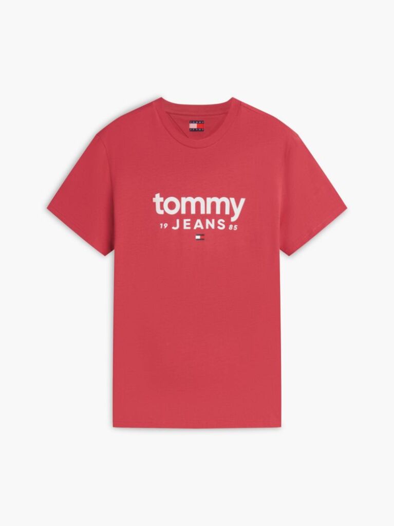 Red Logo Graphic Slim T-Shirt  Men
