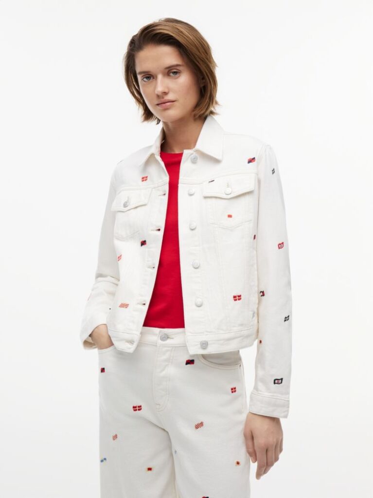 Denim Denim Trucker Jacket  Women