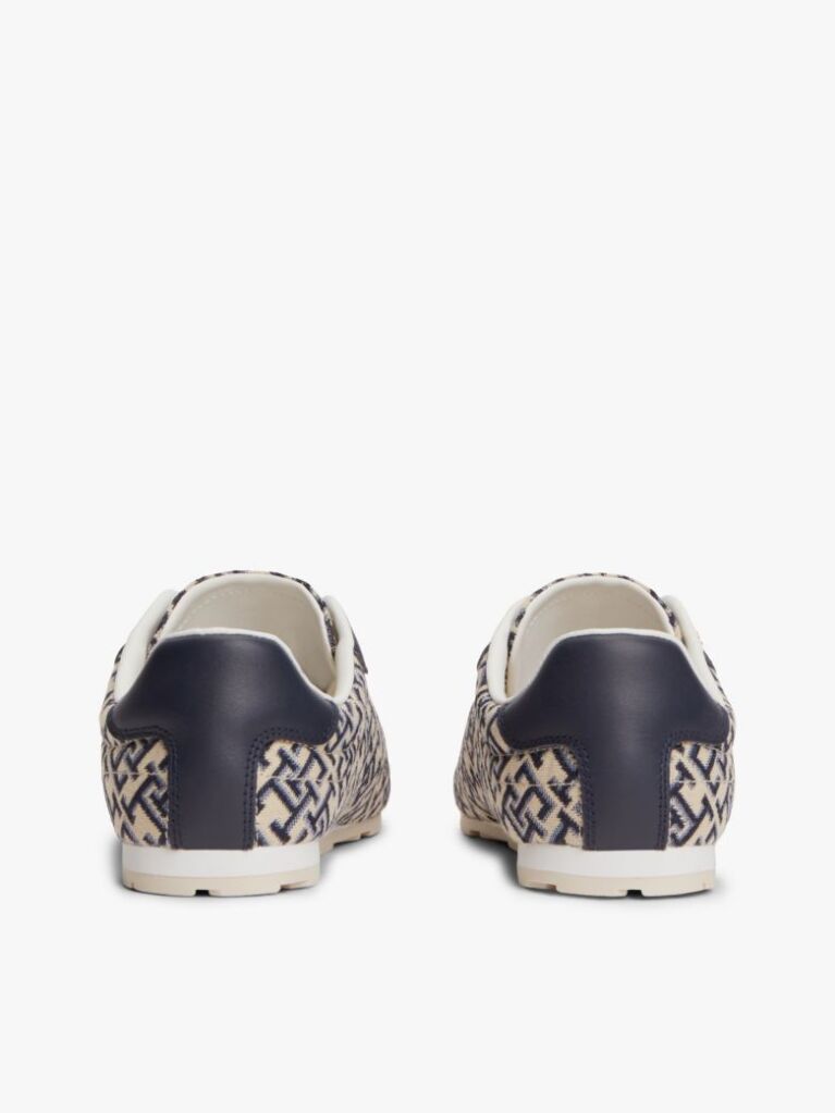 Blue TH Monogram Textile Trainers  Women