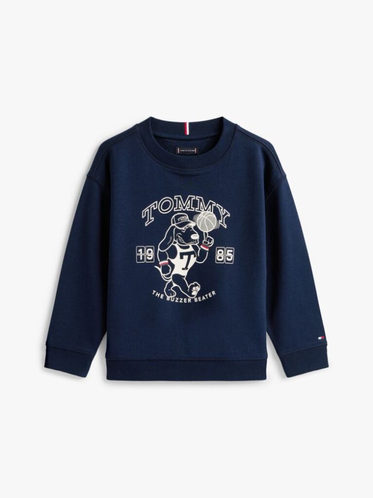 Blue Graphic Logo Terry Sweatshirt  Boys