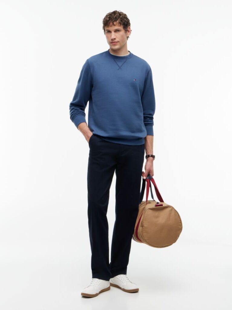 Blue Essential Fleece Sweatshirt  Men