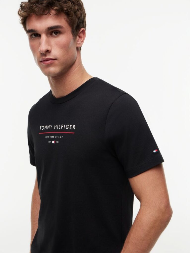 Black Jersey T-Shirt  Men