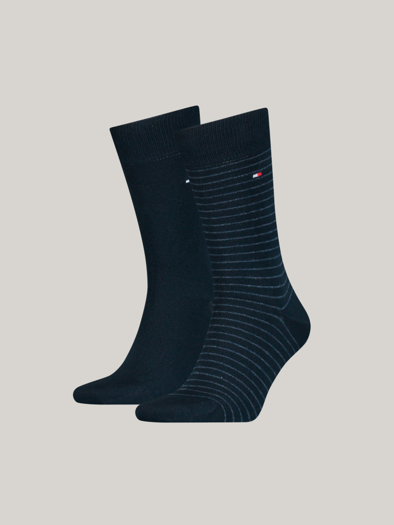Blue 2-Pack TH Men Stripe Socks  Men
